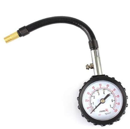 Warmhm Manometro per Pneumatici Auto e Camion 0-100 Psi Mandrino Girevole Quadrante Protetto in Gomma e Tubo Antiscivolo Misuratore Pressione Pneumatici Resistente a Urti e Vibrazioni