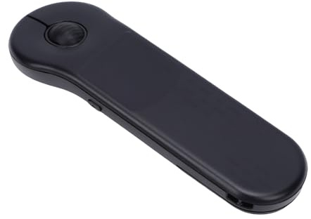Garsent Air Mouse, Presentatore Wireless Ricaricabile, Mouse Clicker per Presentazioni Bluetooth 2.4G con Touchpad, Telecomando per Presentatore Wireless per PC Portatile Fotocamera (BLACK)