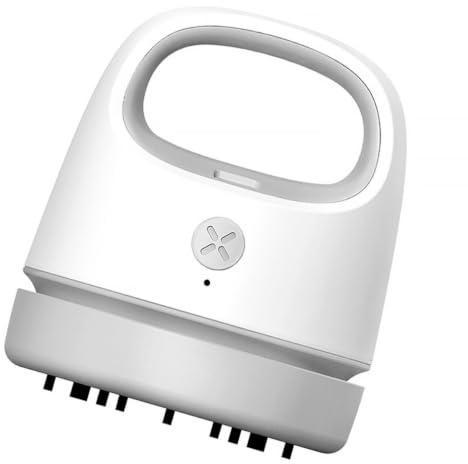 ULTECHNOVO Aspirateur de Table Collecteur de Poussière de Table USB Rechargeable Abs Léger pour Bureau et Maison, Aspire Cheveux et Cendres