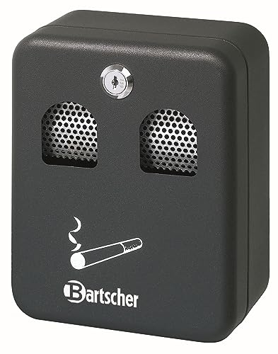 Bartscher Wandascher Aschenbecher schwarz - 860000