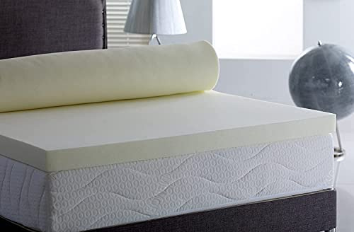 5cm Small Double Memory Foam Mattress Topper 190x122x5cm (6'3x4'x2)