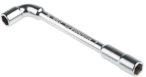 Facom 75.7 Clé à Pipe Débouchées 6 Pans 6 X 7 Mm | Clé à pipe débouchée OGV 6 pans x 6 pans Facom - Dimensions 7 mm