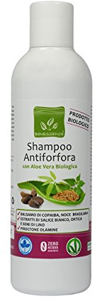 Benessence- Shampoo Bio Antiforfora e Anti Prurito con Aloe Vera, Piroctone olamine e Ortica - 250ml