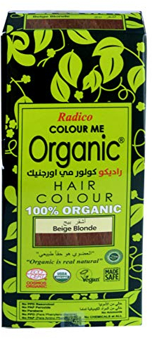 Radico Colour Me Organic Pflanzenhaarfarbe Beige-Blond (bio, vegan, Naturkosmetik) BeigeBl