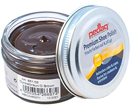pedag - Premium Schuhcreme - 50 ml (50 ml, Dunkelbraun)