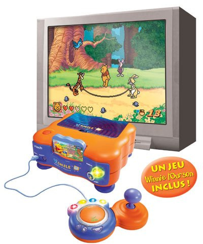 V.Smile Winnie - Console de salon orange + jeu Winnie