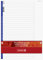 Ringbuch - Einlagen/Papier BRUNNEN 50 Blatt - liniert mit Rand (Lineatur 25) - A4 (21,0 x 29,7 cm)