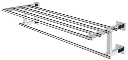 GROHE Essentials Cube - Multi-Badetuchhalter (Material: Metall, 600mm, verdeckte Befestigung), chrom, 40512001