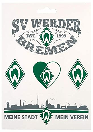 Werder Bremen Aufkleber-Set Motive 6tlg. SV