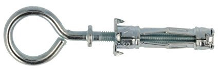 Molly m14105-xj tasselli a espansione in metallo con chiodo, Grigio, Set di 5 pezzi