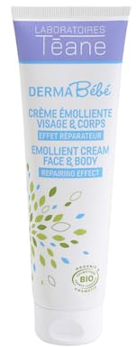Crema emoliente certificada bio - Piel seca, sensible y propensa al eczema atópico - Cara y cuerpo - bebés y niños - 50 ml
