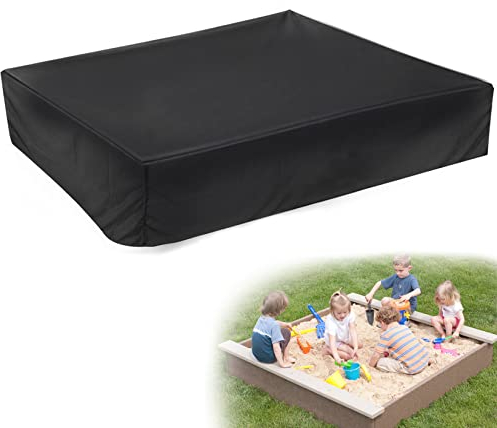 GothicBride Sandkasten Abdeckung Abdeckplane 150 * 150 * 20cm mit Kordelzug Wasserdicht Oxford-Stoff Staubdichte Sandkastenabdeckung Plane