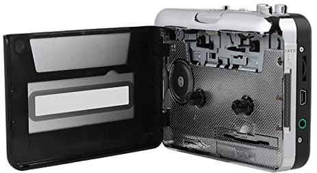 Lettore di Cassette Portatile EC218 Registratore da Nastro a PC Convertitore CD Mp3 Acquisisci Cassette Lettori Personali Nostalgici Audio Digitale Musica Convertitore
