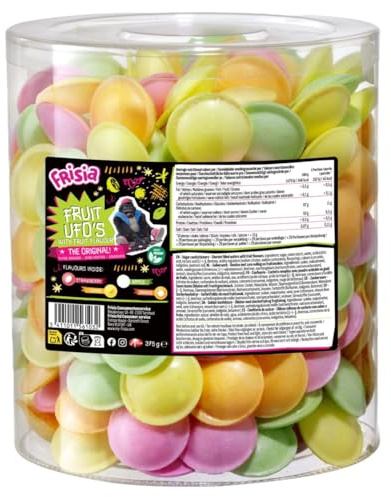 Frisia Fruit Ufos | Essoblaten mit Brause- Füllung | 390 Stk= 375g