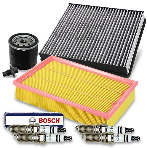 BESTPRICE ATP Inspektionspaket Filterset mit 1x Luftfilter, 1x Innenraumfilter | Kompatibel mit: FORD FOCUS C-MAX