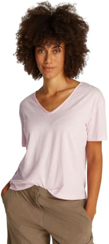 Tommy Hilfiger Slub Crop V-nk SS Ww0ww43901 Slub Crop V-NK SS WW0WW43901 Mujer (Pack de 1)