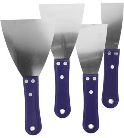 Gadpiparty 4pezzi Raschietti Inossidabile Strumenti Multi-funzionali Per Stucco e Pulizia Inclusi Raschietti Per Intonaco Per Riparazioni e Decorazioni Domestiche