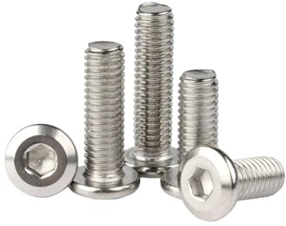 1–50 Stück M3/M4/M5/M6/M8 Edelstahl-Innensechskant-Verbindungsschrauben mit großem Flachkopf für Möbel, M8x70mm(1pcs)
