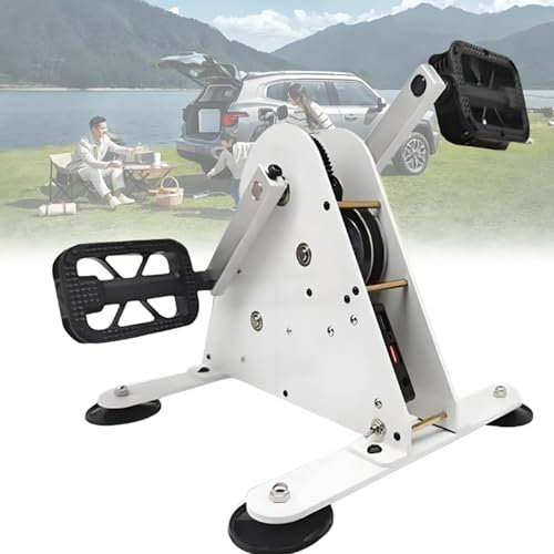 Mavdecll Générateur De Pédale, Générateur De Vélo avec Fonction De Stockage D'énergie, avec Interface USB/Sortie DC 1-35 V, Générateur Rotatif pour Urgence, pour L'extérieur, Le Camping, La Pêche