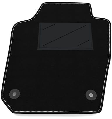Automatte nur auf der Fahrerseite, 1 Stück, kompatibel mit Seat Ibiza 2008-2017 | 1 maßgeschneiderter Teppich