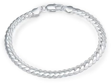 XUEBAIFU Armband Herren Silber 925 Panzerkette Armbänder für Männer Breite 5mm Länge 20cm Silberarmband Geschenke für Papa Freund