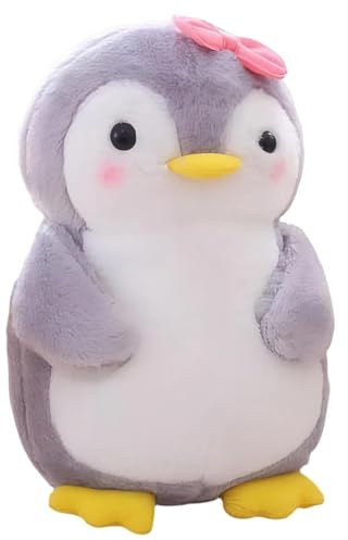 YEWCEP Pinguin Kuscheltier, Stofftier Schmusetier zum Kuscheln & Entspannen, Plüschtier Pinguin Geschenk, Plüschpinguin Kissen Geschenk für Fans & Liebhaber (25 cm)