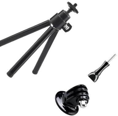 Compatible For GoPro Hero 9-13 & Webcam - Metal Extendable Mini Tripod Accessory(With Screw Adapter)