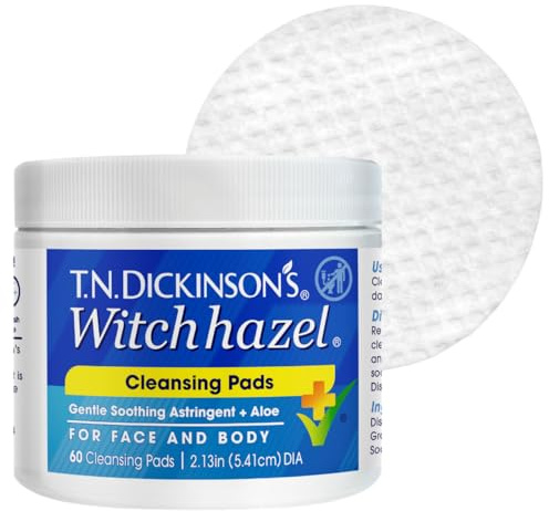 T.N. Dickinson's Witch Hazel Cleansing Pads, 60 count