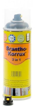 Brantho Korrux 3 in 1 400 ml RAL 9010, reinweiß, Komfort-Sprühdose, Rostschutzfarbe