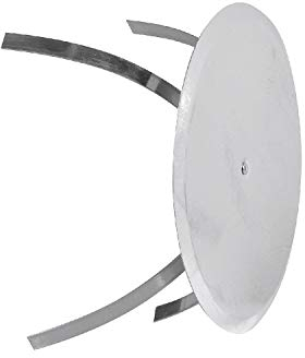 FIREFIX 2092 Kaminlochdeckel I Kaminabdeckung für Kaminanschlüsse I Universell einsetzbar für Anschluss bis ø 180mm I Rohrabdeckklappe mit Haltebügeln