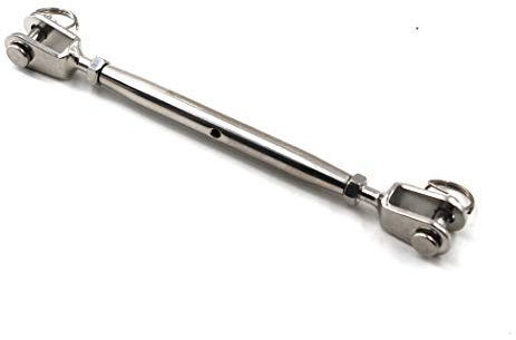 jaw and jaw Turnbuckle 304 acciaio INOX chiuso corpo tenditore, M10, 1