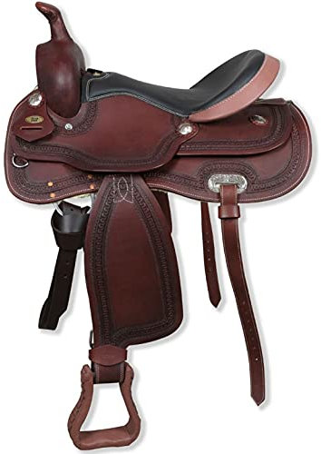 Silver Horse Sella Western Seattle Marrone 17” = 43 cm