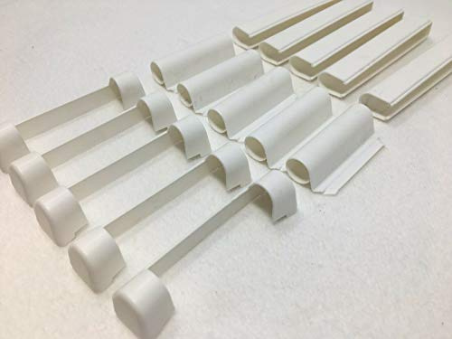 SRB MACO Abdeckung PVC Fenster Beschläge Kunststoff DK Schmutz Schutz 5 Stck (Abdeckung Bandwinkel)