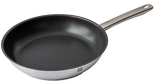 Zwilling J. A. Henckels Japan Flow Z1024-808 Flow Non-Stick Frying Pan, 10.2 inches (26 cm), Stainless Steel, Fluorine Coating, Induction Compatible, 10-Year Warranty