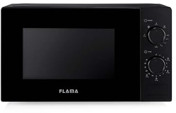 Microondas con Grill Flama 1889FL Negro 700 W 20 L