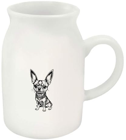 Azeeda 300ml 'Chihuahua Dog' Ceramic Milk Jug (MJ00014339)