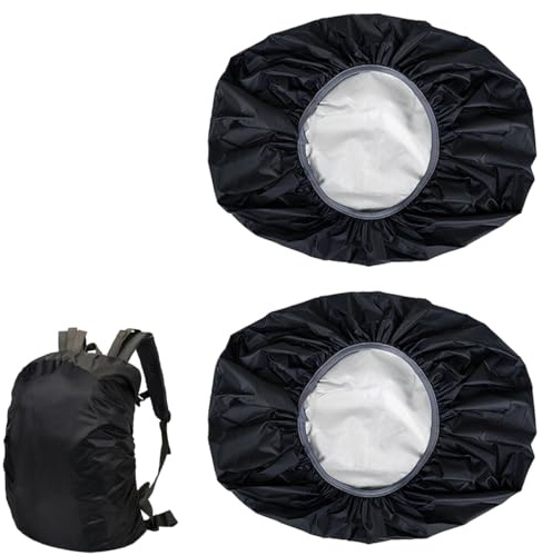 Housse de Pluie pour Sac à Dos, Lot de 2 Housse de Imperméable pour Protection Sac à Dos Pluie, 40L-50L Housse de Pluie imperméable pour Sac à Dos, Sac d'école pour la