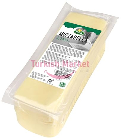 Arla Mozzarella Cheese Block Mild anc Creamy Medium Fat Cheese 2300 G by TOM