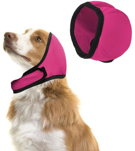 Copriorecchie per Cani Impermeabili, Paraorecchie Regolabili per Doccia per Cane, Protezione per Le Orecchie del Cane per Cani di Piccola Media e Grande Taglia Cuccioli Gatti Toelettatura Bagno Nuoto