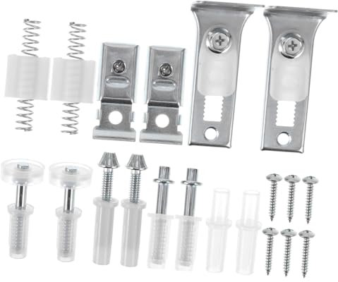 NUOBESTY Quincaillerie Pour Porte De Placard Pliante Kit De Réparation Avec Rail De Guidage Pour Porte Coulissante Et Pivotante