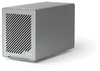HKUXZR Mini PC, N150 8-Bay NAS Mini PC Windows 11, 4 core e 4 thread, 2* Intel i226-V 2.5G, 1* DDR5 4800MHz Max 48GB, supporto 1* HDMI, 1* DP Interface,4* SATA+4* M.2 (fino a 112TB) (NO RAM NO SSD)
