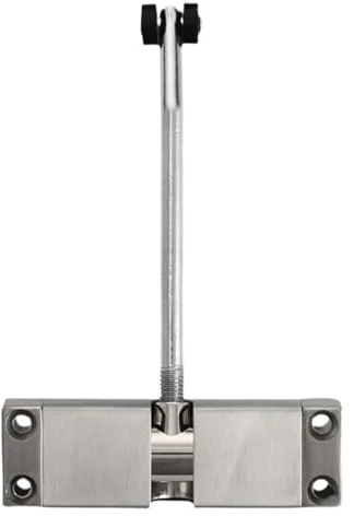 Einfacher, geräuscharmer automatischer Türschließer for den Außenbereich mit Seilzug(Black)