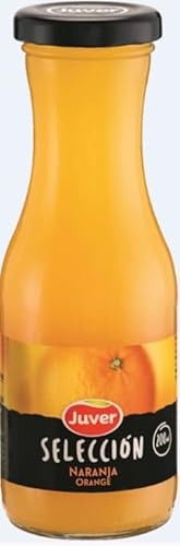 Orange Nectar 200 ml Bottles Juver – Pack of 10 | Smooth Fruit Drink with Orange Juice | Ideal for Lunchboxes and On-the-Go