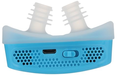 Generico Dispositivo Antirussamento Uomo Portatile in Abs per Smettere di Russare Clip Nasale Elettrica Ricaricabile Soluzione per Migliorare Sonno