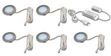 Hera 5er-Set LED-Einbauleuchte 61056958002 3W ww Tr.24/30W Downlight/Strahler/Flutlicht 4051268129626