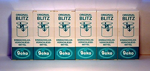Original Blitz Einmachglas-Verschliess-Mittel 20ml im 6er Pack