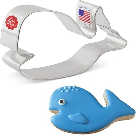 Ann Clark Ausstechform - Niedlicher Walfisch - 10 cm - US verzinnter Stahl