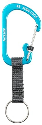 Nite Ize SlideLock Key Ring - Aluminum SlideLock Key Ring - Aluminum - Blue, N/A