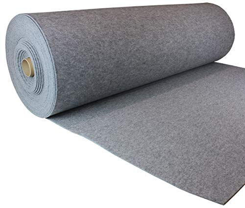 Grau Filz Filzstoff 100x150cm Meterware 5,5mm Stark