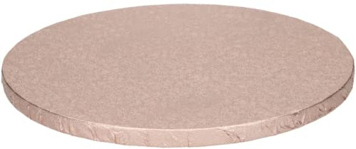FunCakes Cake Board - runde Kuchenplatte in der Farbe Roségold - mehrmals verwendbar - Ø30,5 cm